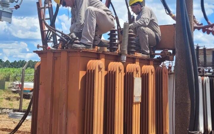 Finalizaron los trabajos para ampliar la potencia en Santo Pipó