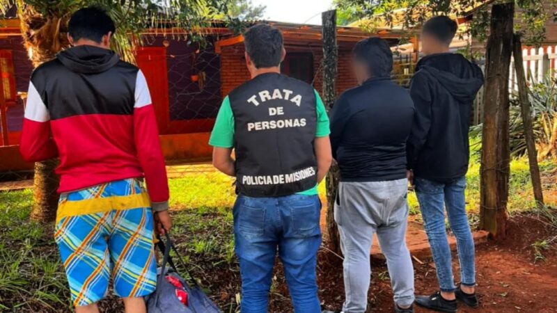Corrientes: La Policía rescató a tres misioneros, oriundos de Puerto Esperanza, víctimas de trata de personas