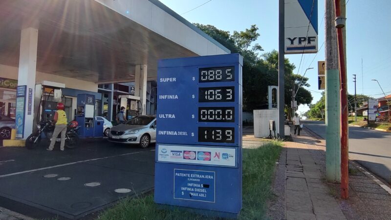 Tras el descongelamiento volvió a subir en combustible, en Iguazú el incremento ronda el 7%