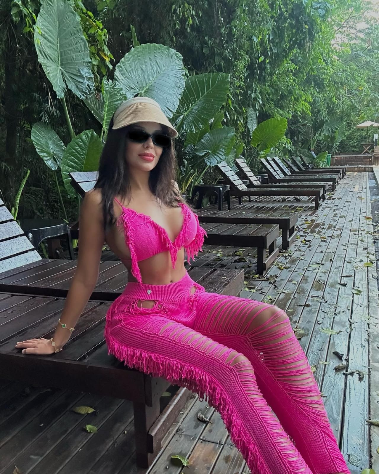 Charlotte Caniggia eligió Iguazú para celebrar su cumpleaños