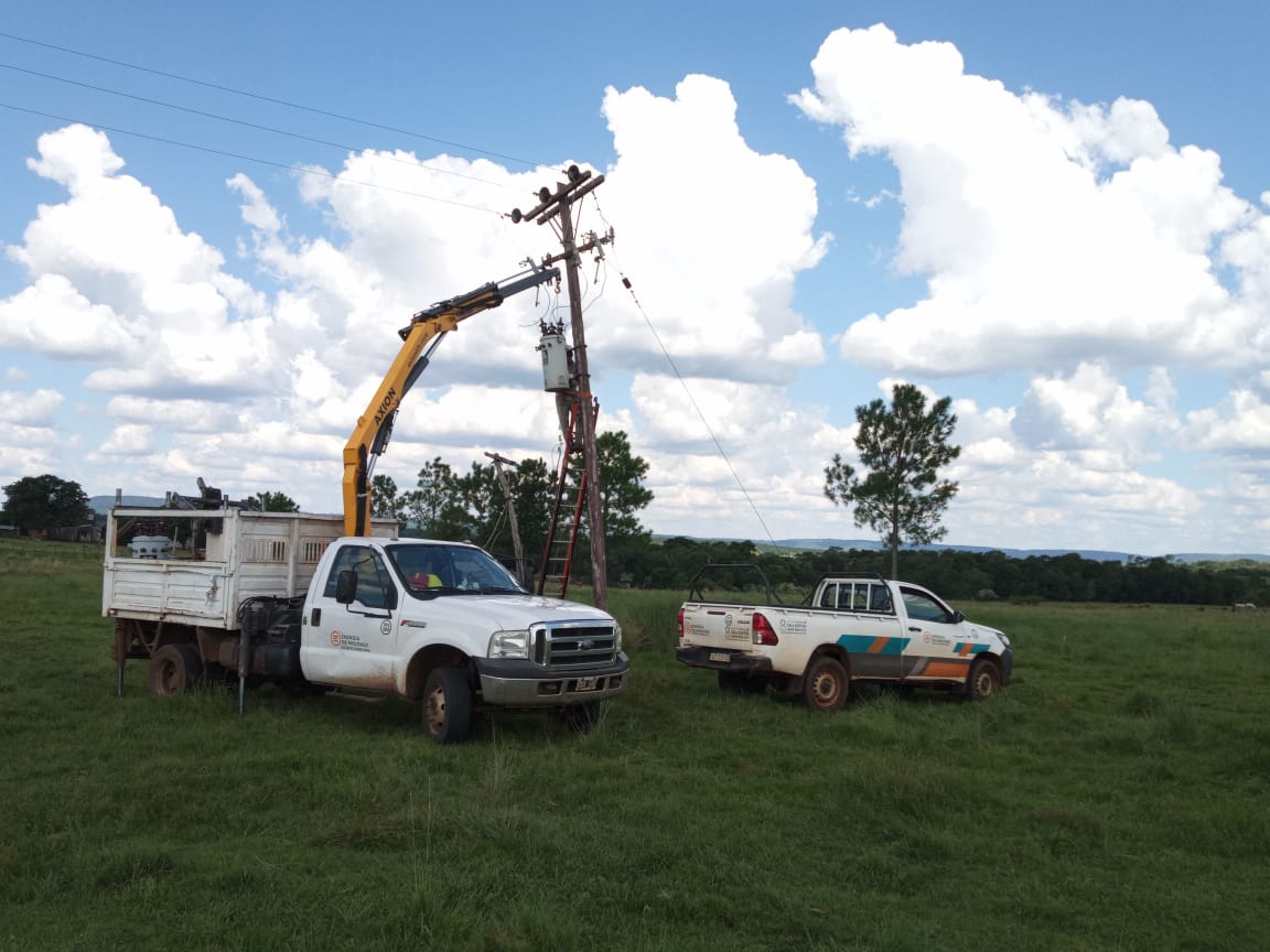Ejecutaron trabajos de modernización y mejoras en la infraestructura energética de Candelaria