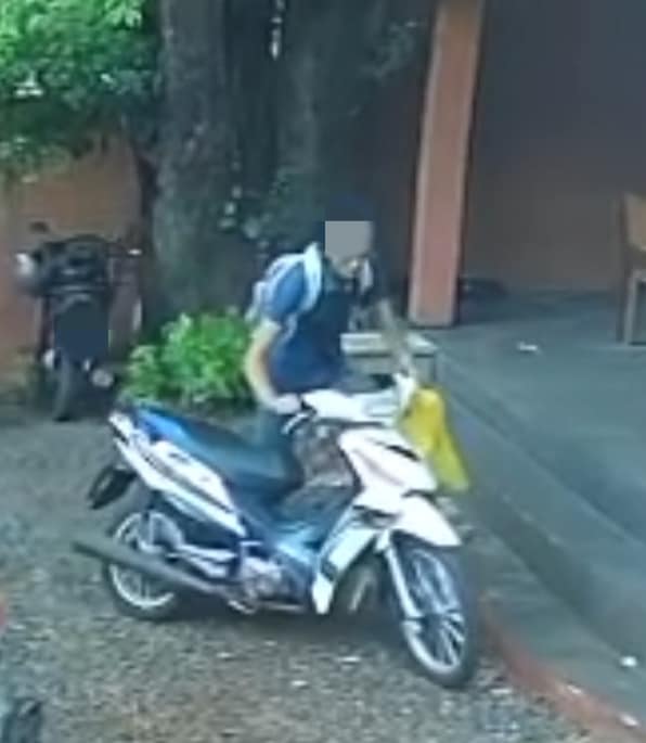 Apresaron a un hombre con frondoso prontuario que fue filmado cuando sustrajo una motocicleta