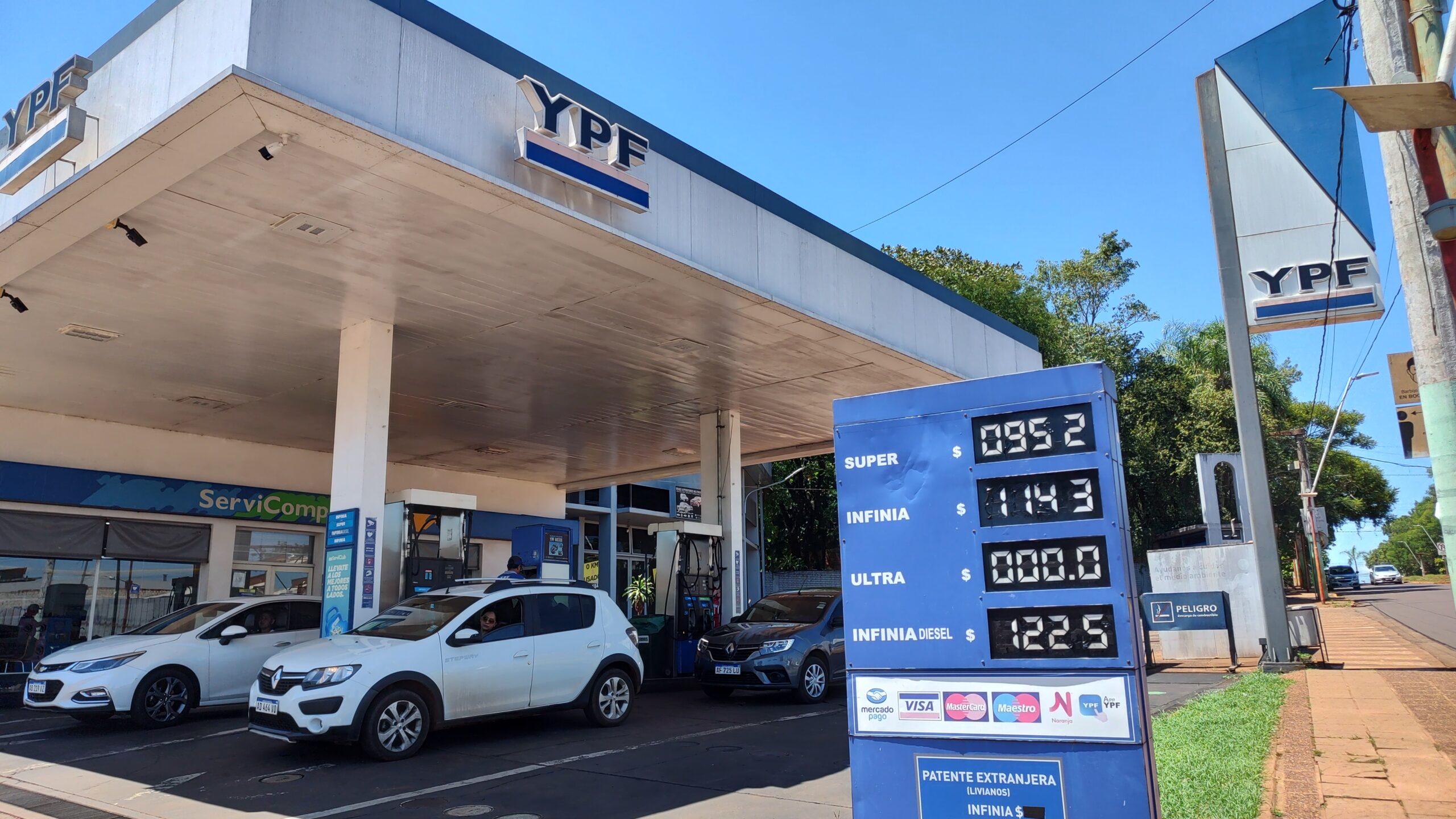 En Iguazú el mayor incremento en los combustibles se registró en YPF