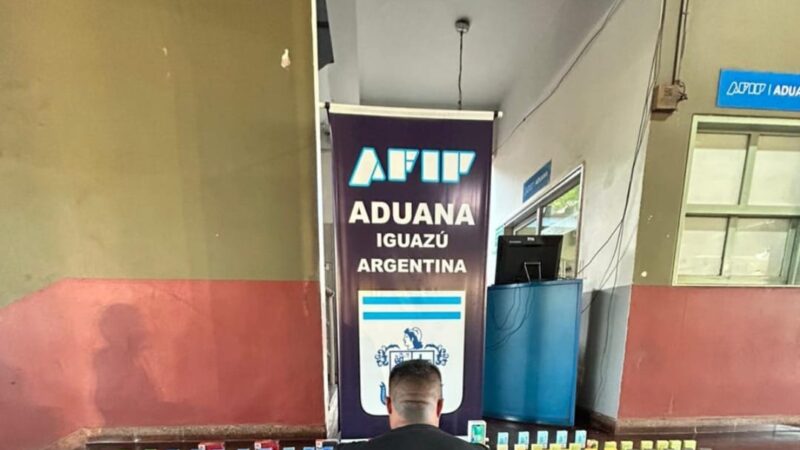 Admitió haber hecho compras «todo dentro de la franquicia jefe» pero tenía contrabando escondido