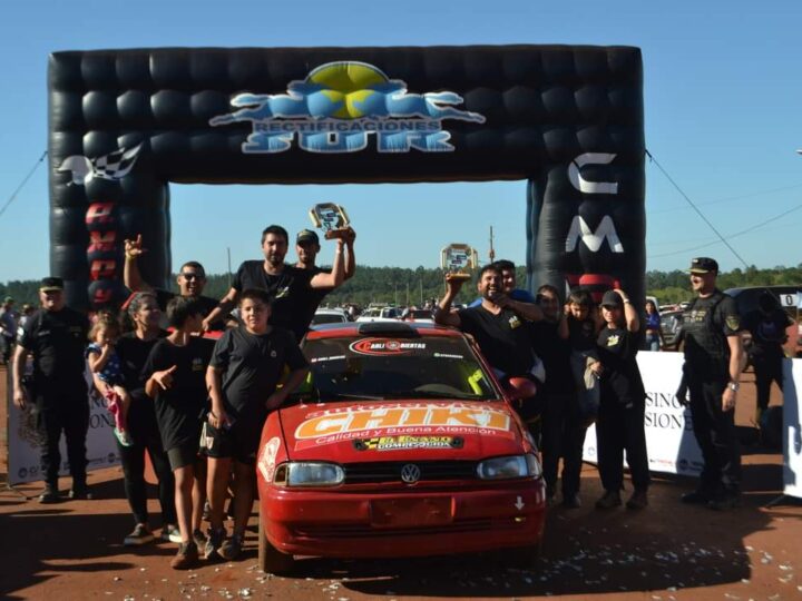 El Enano Competición hizo podio en el rally de Eldorado
