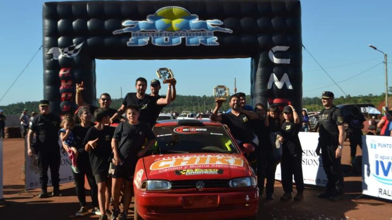 El Enano Competición hizo podio en el rally de Eldorado