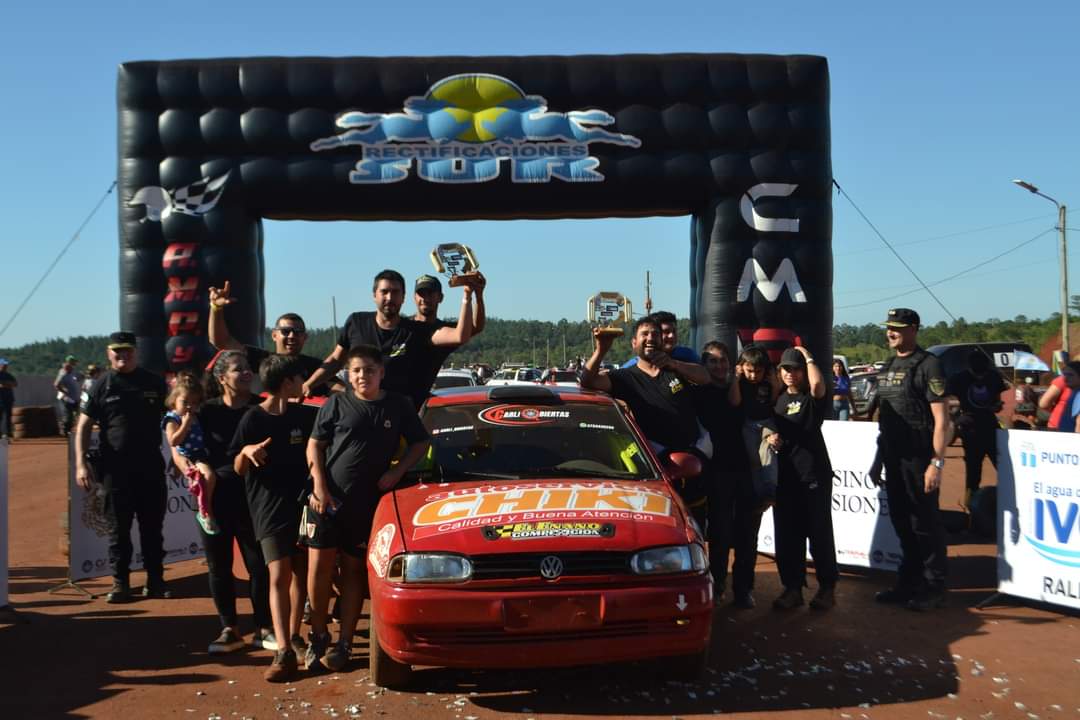 El Enano Competición hizo podio en el rally de Eldorado