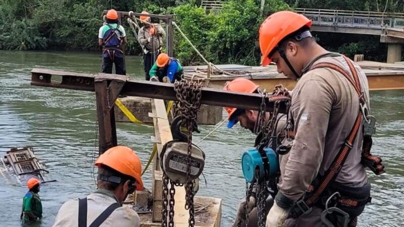 Con un 50 porciento de las pasarelas restauradas estiman la habilitación del circuito Garganta para los próximos meses
