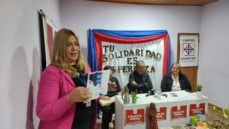 Bajo el lema “Tu solidaridad es esperanza” se lanzó en Iguazú la Colecta Anual de Caritas