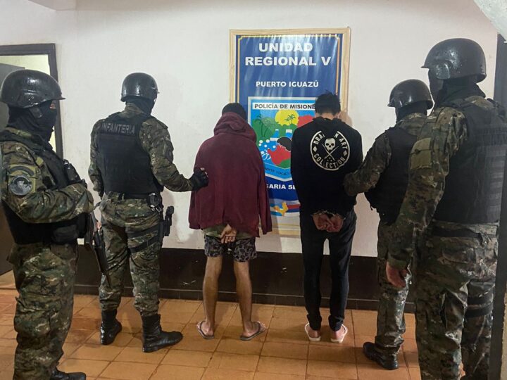 Hermanos buscados por al menos seis delitos fueron arrestados en Iguazú