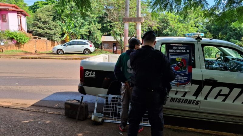 Detuvieron a un joven y en su poder recuperaron varios elementos