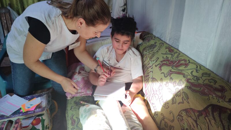 El acompañamiento de la escuela Hospitalaria es esencial para Josías