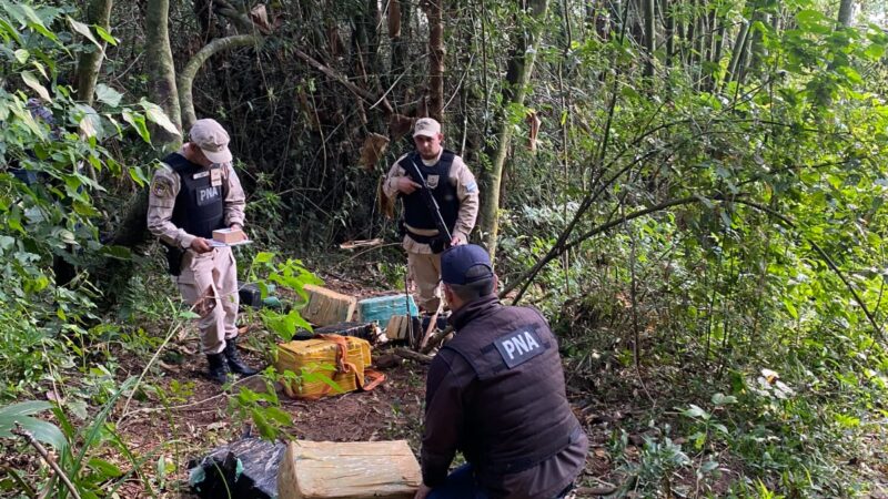 Misiones: Prefectura secuestró más de 355 kilos de marihuana