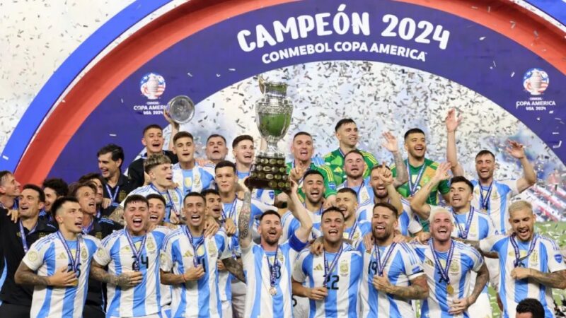 Argentina le ganó a Colombia y se consagró bicampeón de América