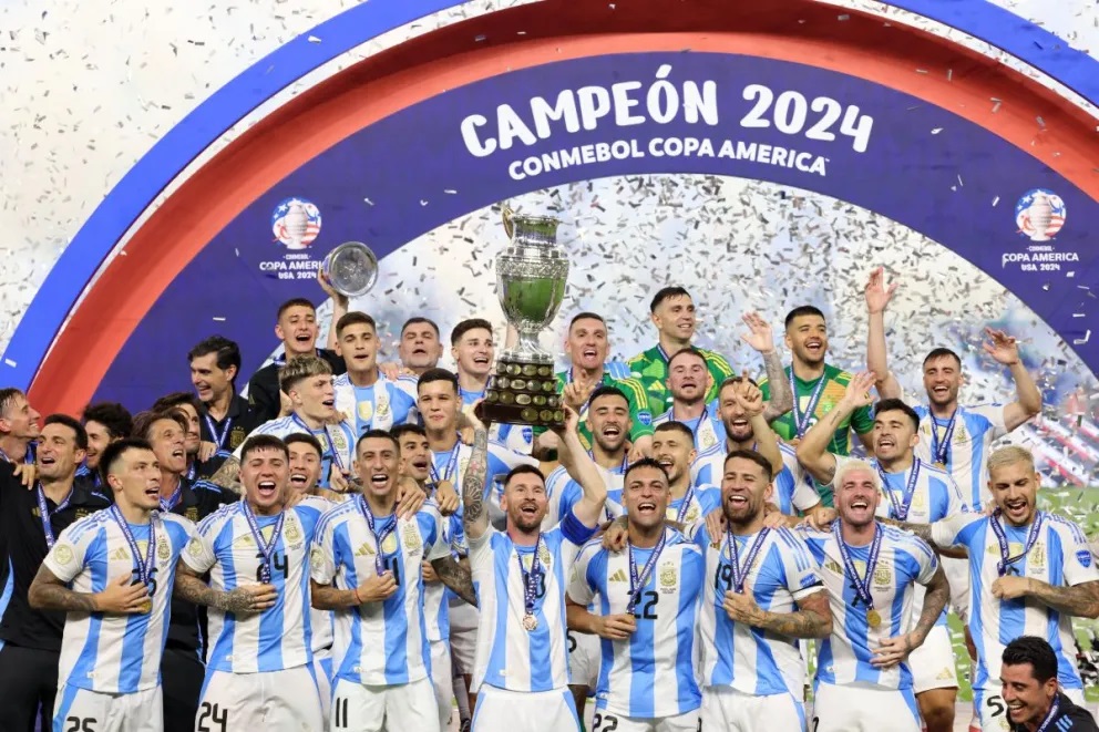 Argentina le ganó a Colombia y se consagró bicampeón de América