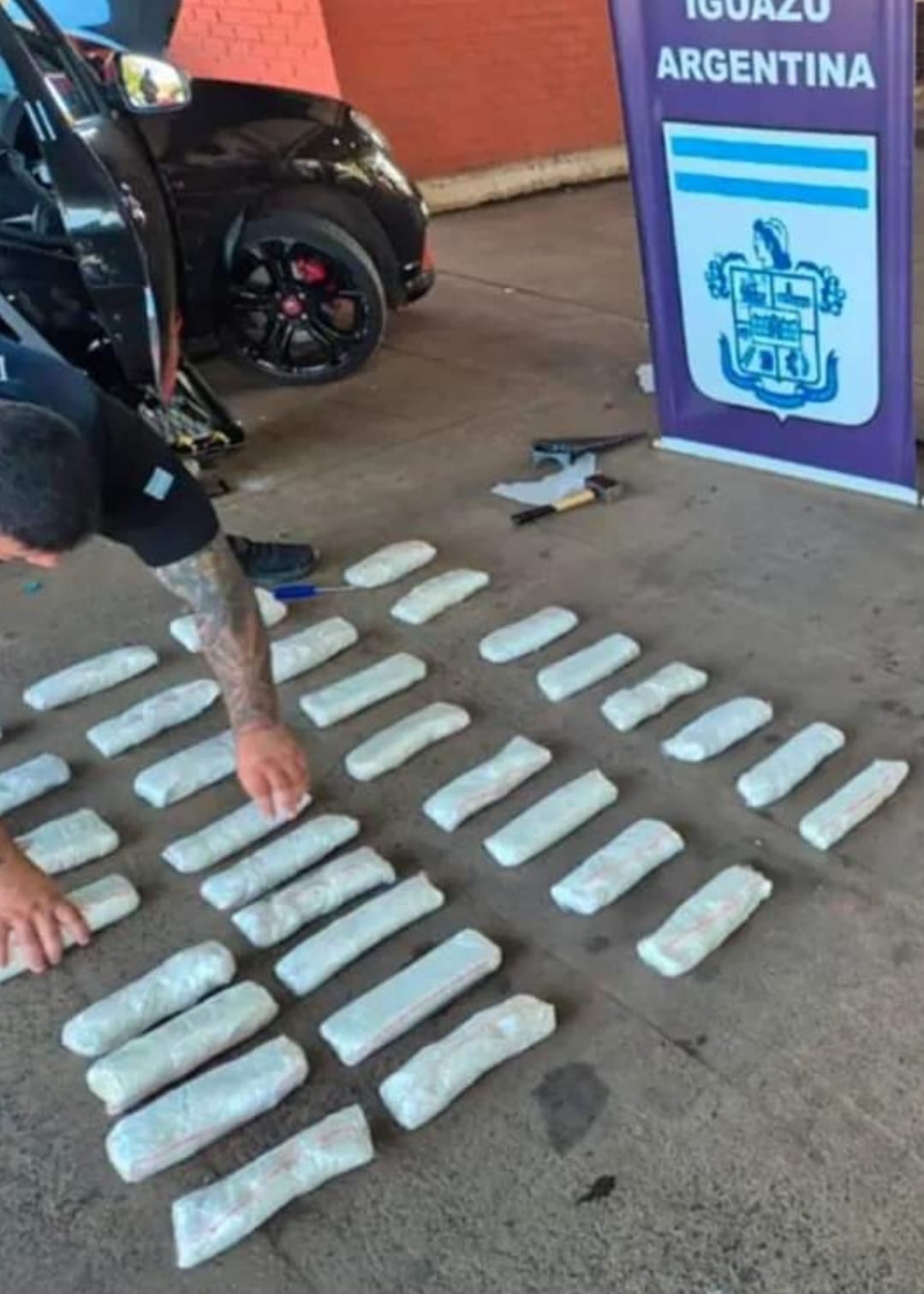 Investigan el modus operandi de los detenidos con 43 kilos de cocaína en Iguazú