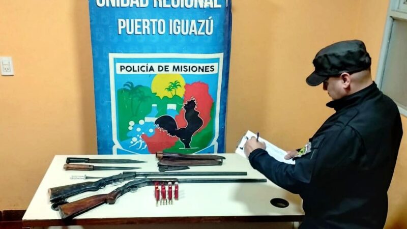 Demoraron a dos presuntos cazadores furtivos y secuestraron escopetas en una reserva natural