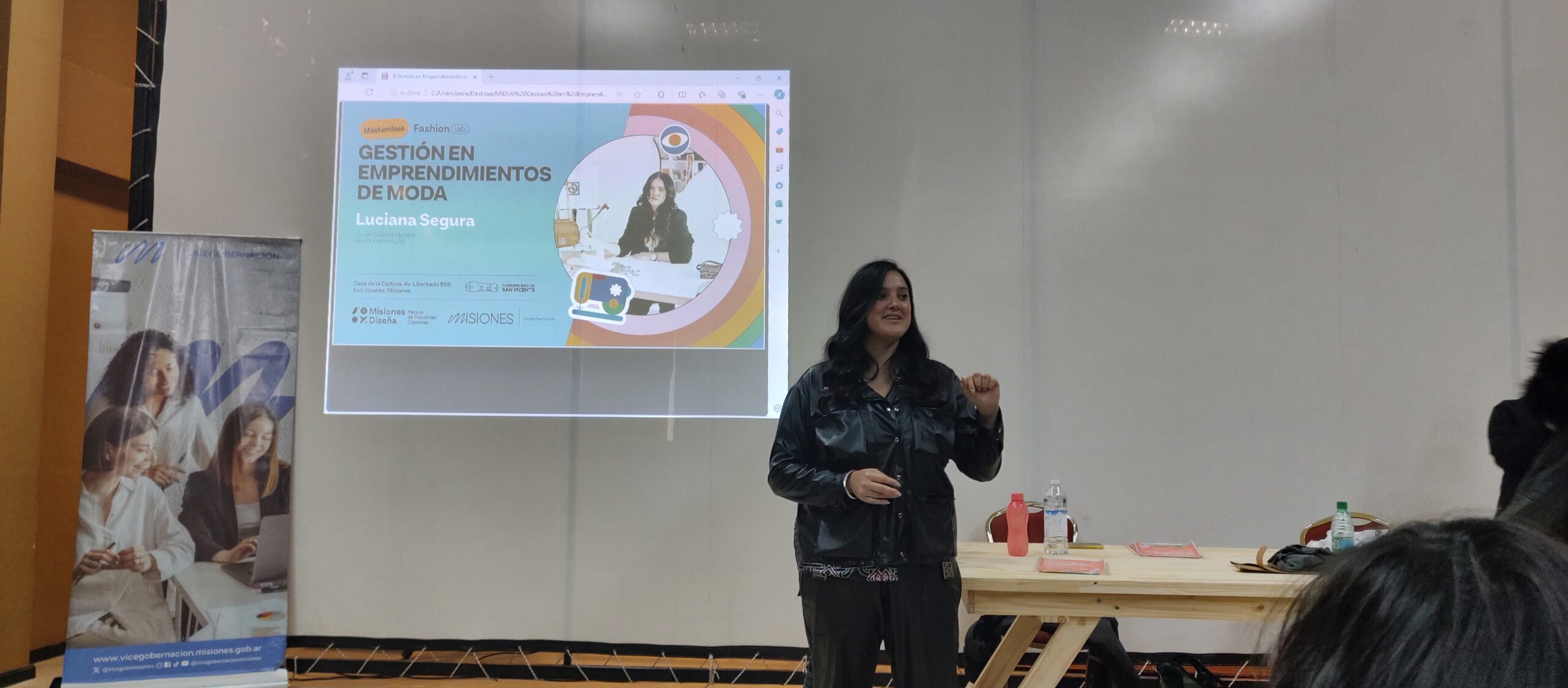 Emprender en moda: cerca de 100 personas asistieron a la materclass en Iguazú