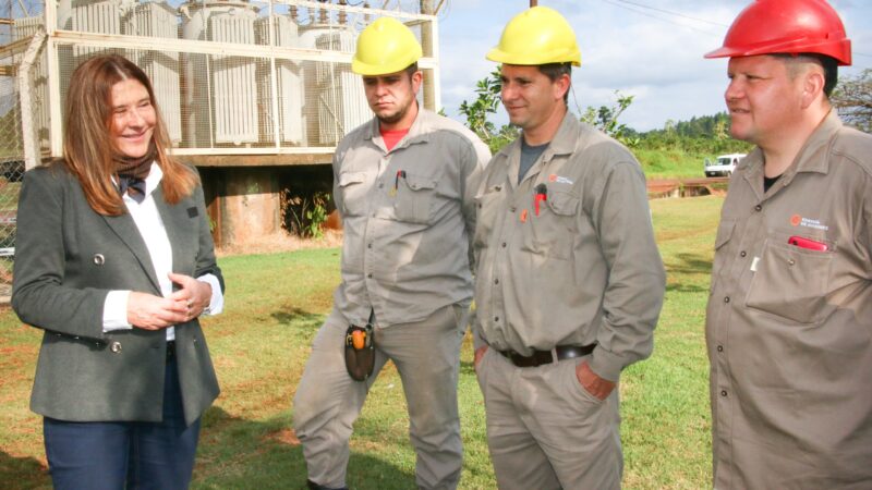 Energía de Misiones inauguró nueva subestación de 1 MVA en Comandante Andresito