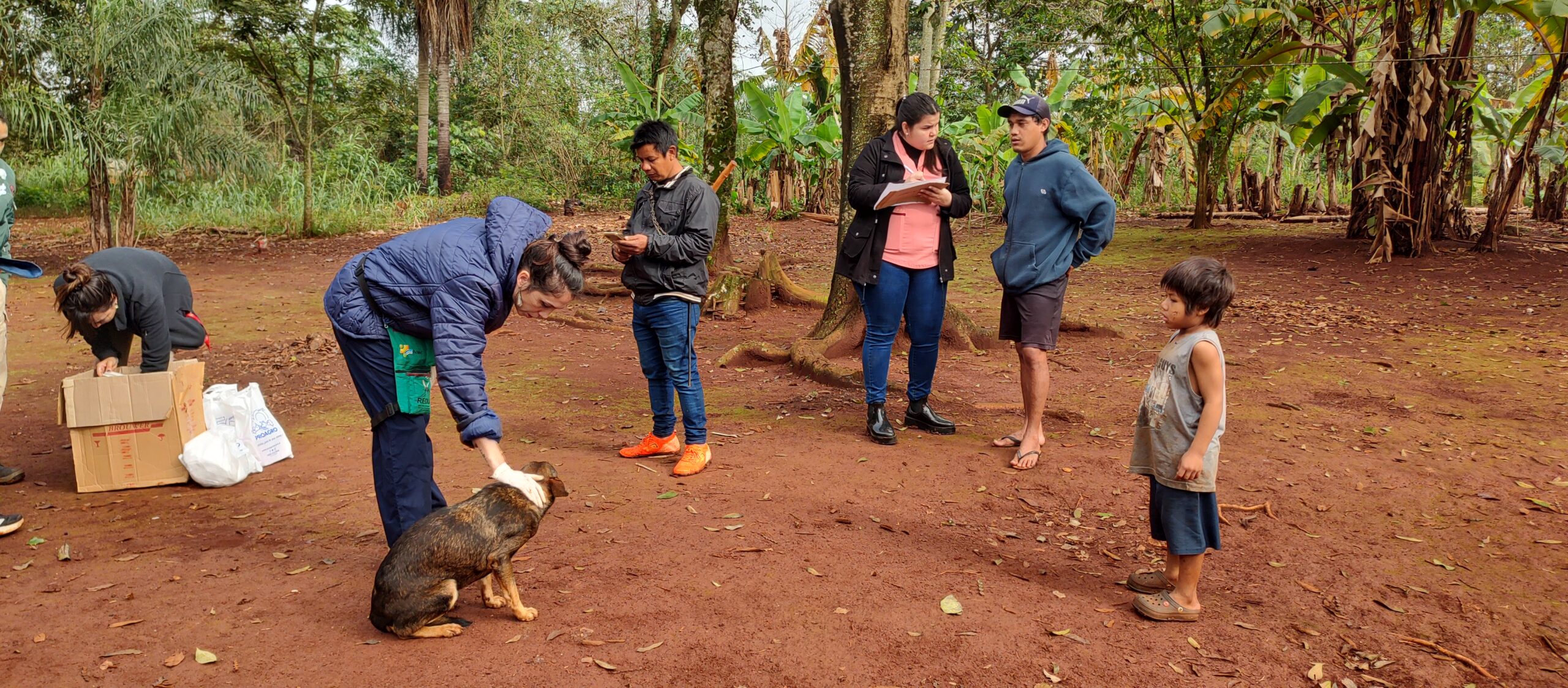 Tras el censo, se llevará a cabo una jornada de castración masiva de mascotas en las comunidades Mbya