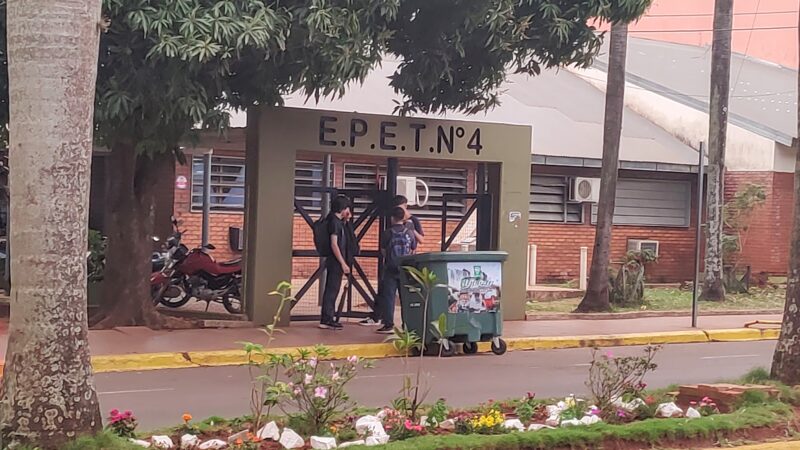 Sin fondos, la EPET Nº 4 de Puerto Iguazú creó una asociación de padres para gestionar recursos