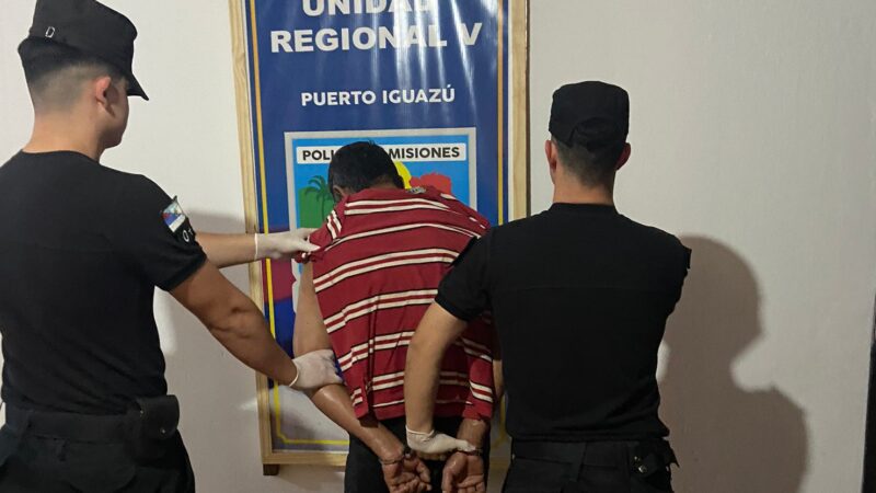 Vecinos alertas: Advirtieron a la policía de la presencia de un prófugo y fue detenido