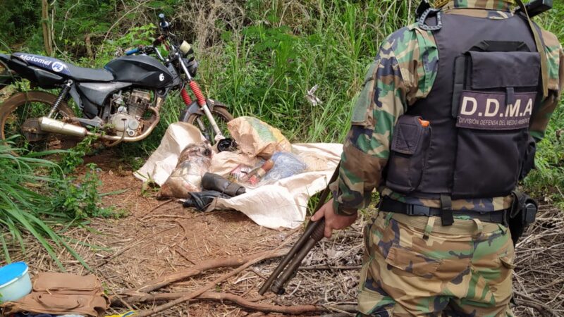 Protección ambiental: La Policía de Misiones combate la caza y pesca ilegal