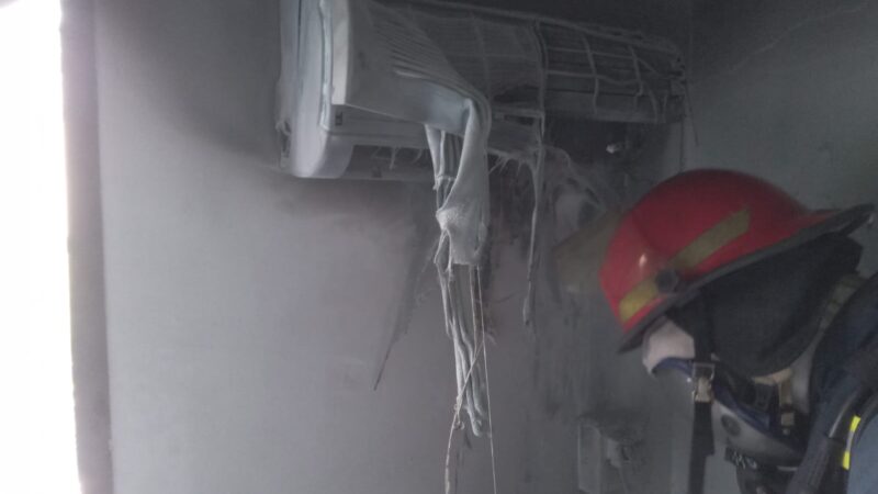 Iguazú: Principio de incendio en un hotel dejó a dos personas intoxicadas con polvo químico