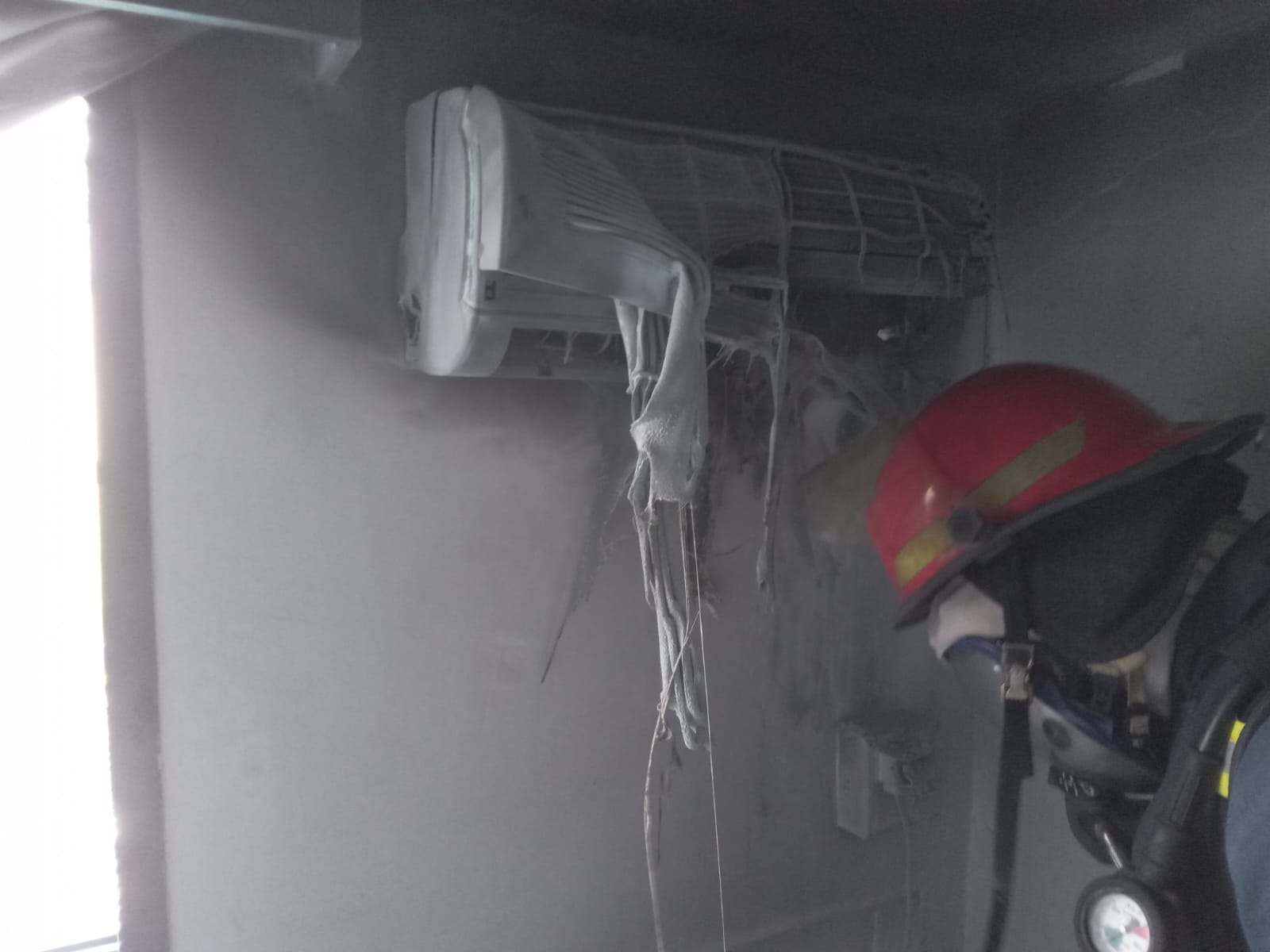 Iguazú: Principio de incendio en un hotel dejó a dos personas intoxicadas con polvo químico