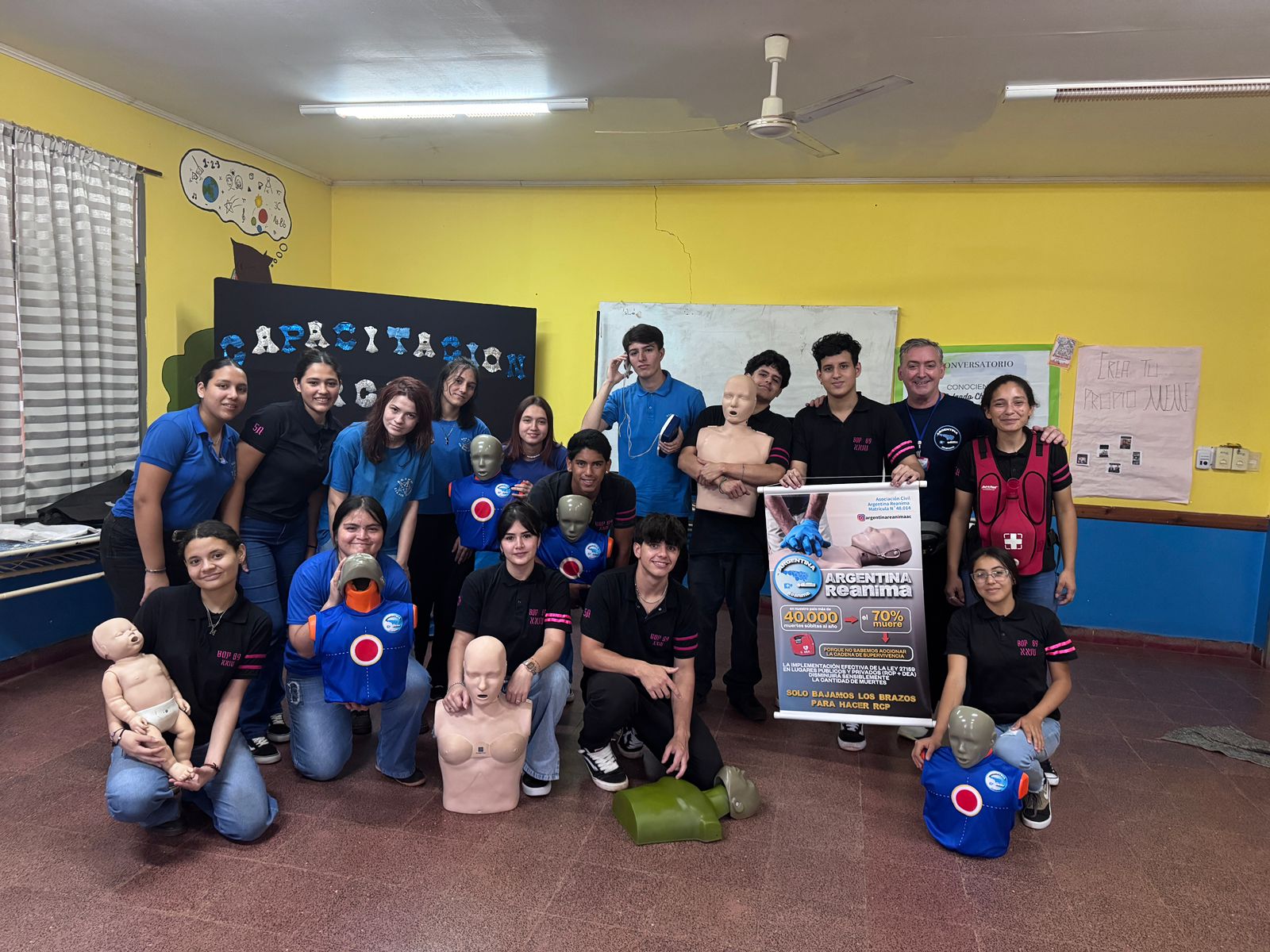 Iguazú: Alumnos del BOP 89 se capacitaron en RCP