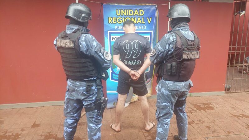 Fue detenido por una causa de amenazas y resulto estar involucrado en un hecho de robo