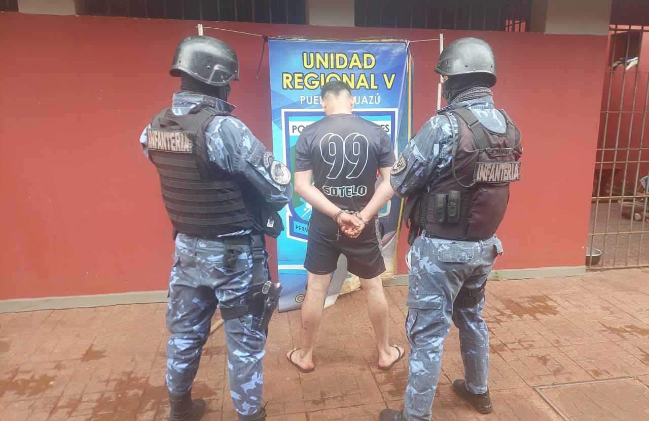 Fue detenido por una causa de amenazas y resulto estar involucrado en un hecho de robo