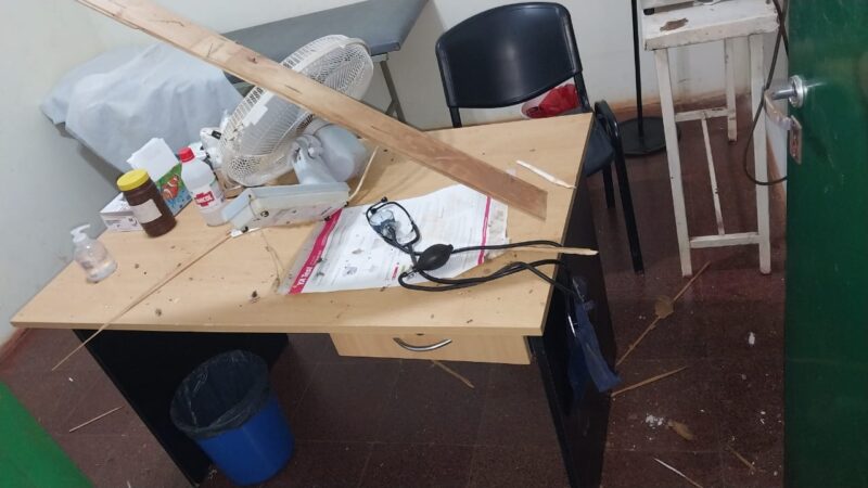 Iguazú: Nuevamente robaron el CAPS de Santa Rosa ingresaron por el destacamento Policial