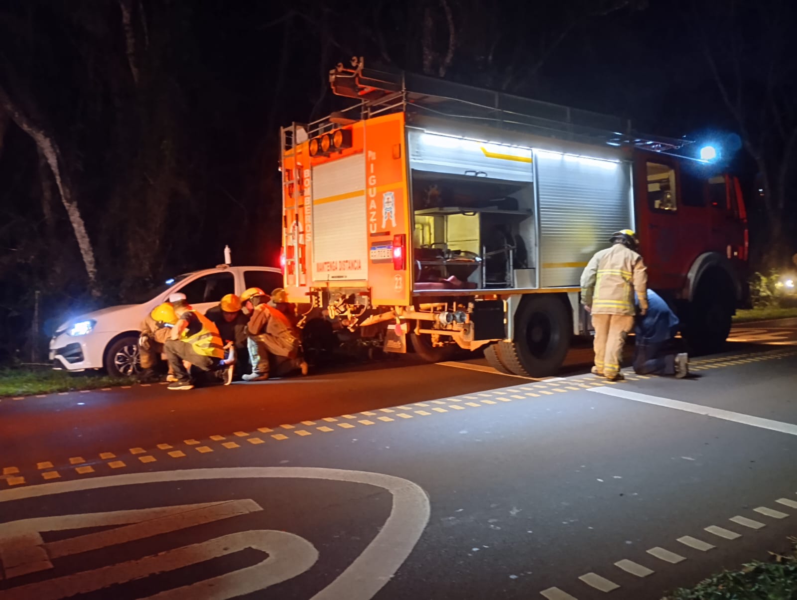 Iguazú: Colisión en la ruta 101 dejó un herido