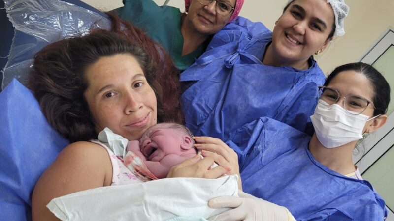 Alexia es la primera bebe nacida en Iguazú este 2025
