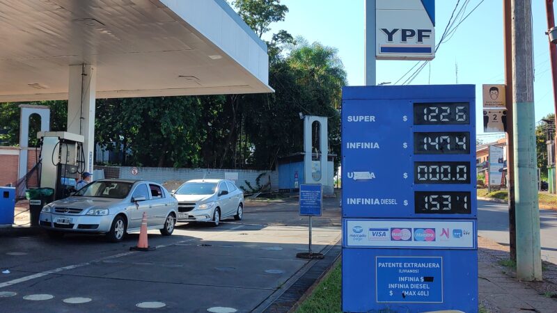 En Iguazú los combustibles aumentaron entre 1,41 y 1,92 por ciento