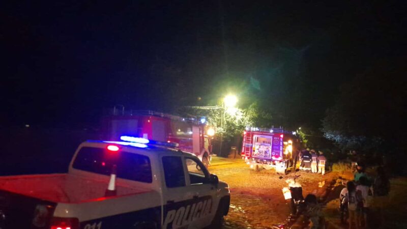 Bomberos de Iguazú acudieron a tres pedidos de auxilio por incendios