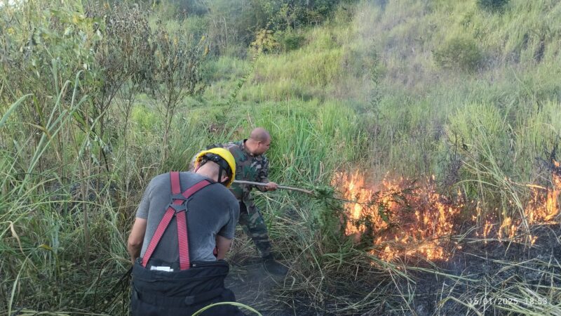 En los primeros 15 días del año, se registraron 8 incendios de pastizales en Puerto Iguazú