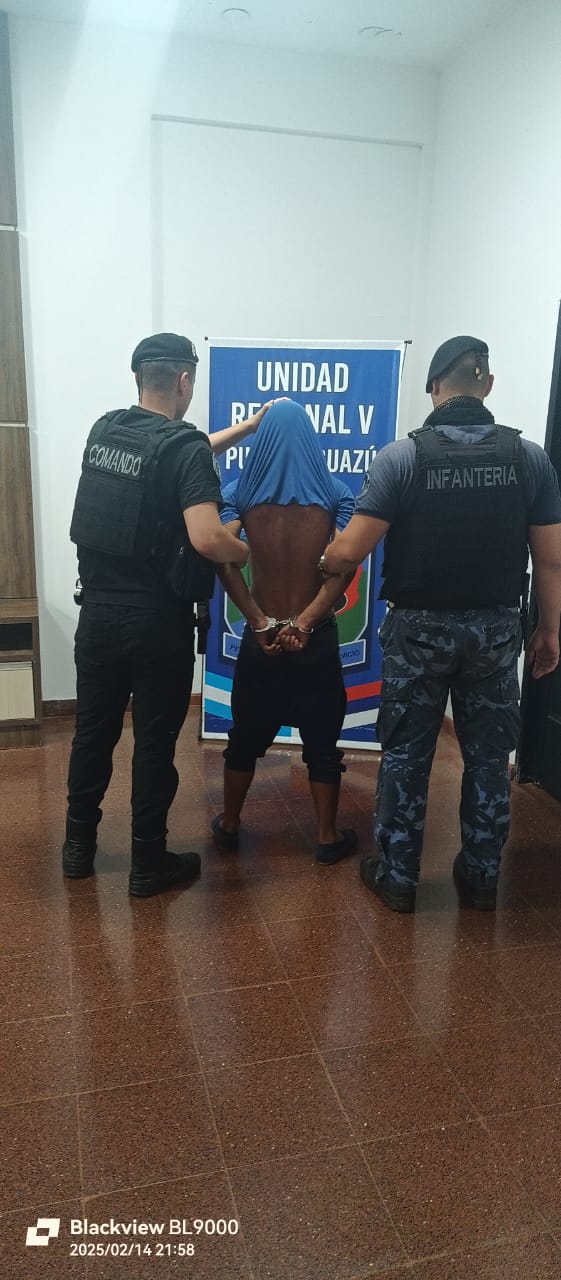 Puerto Iguazú: Nuevamente arrestaron a “Marquitos”: ahora implicado en tres robos en viviendas