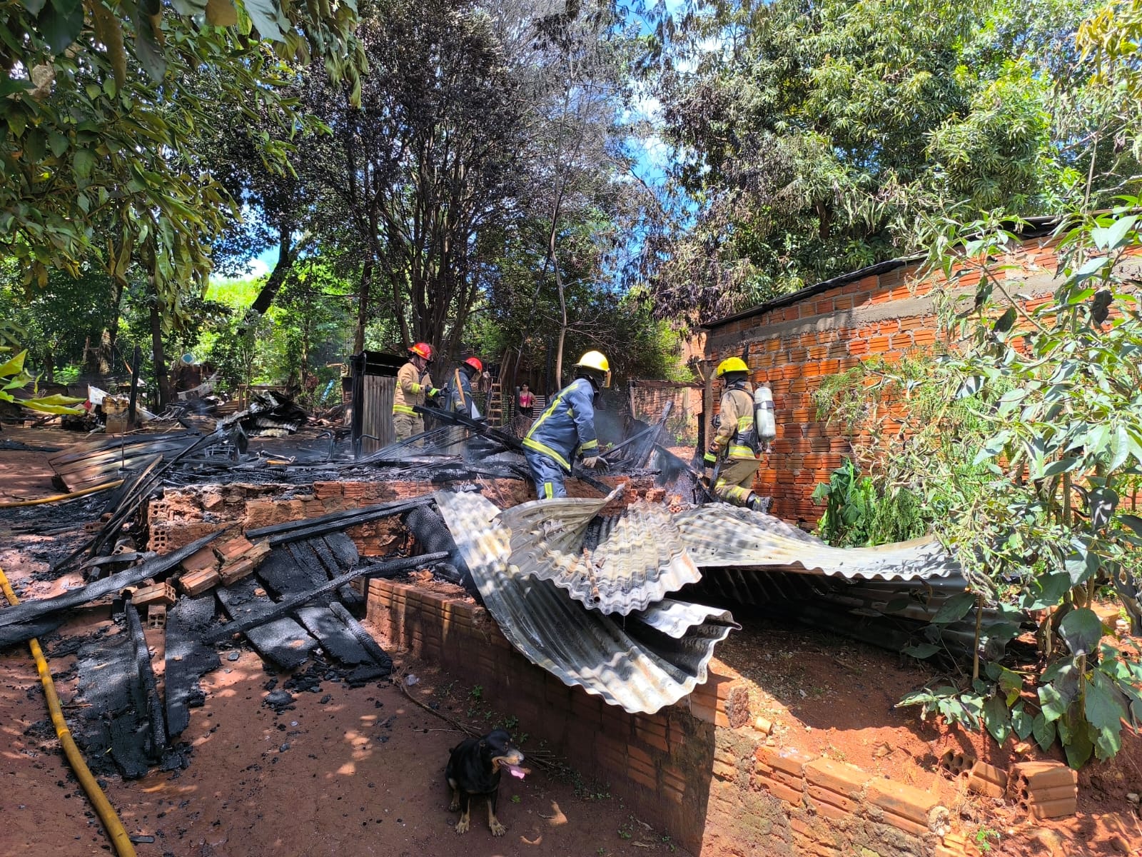 Iguazú: Joven adicta a las drogas incendió la casa de su padre