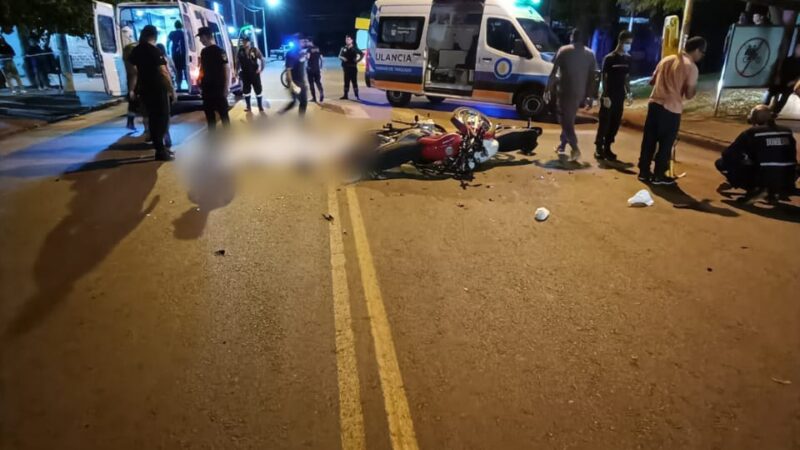 Motociclista perdió la vida tras una colisión en Puerto Iguazú