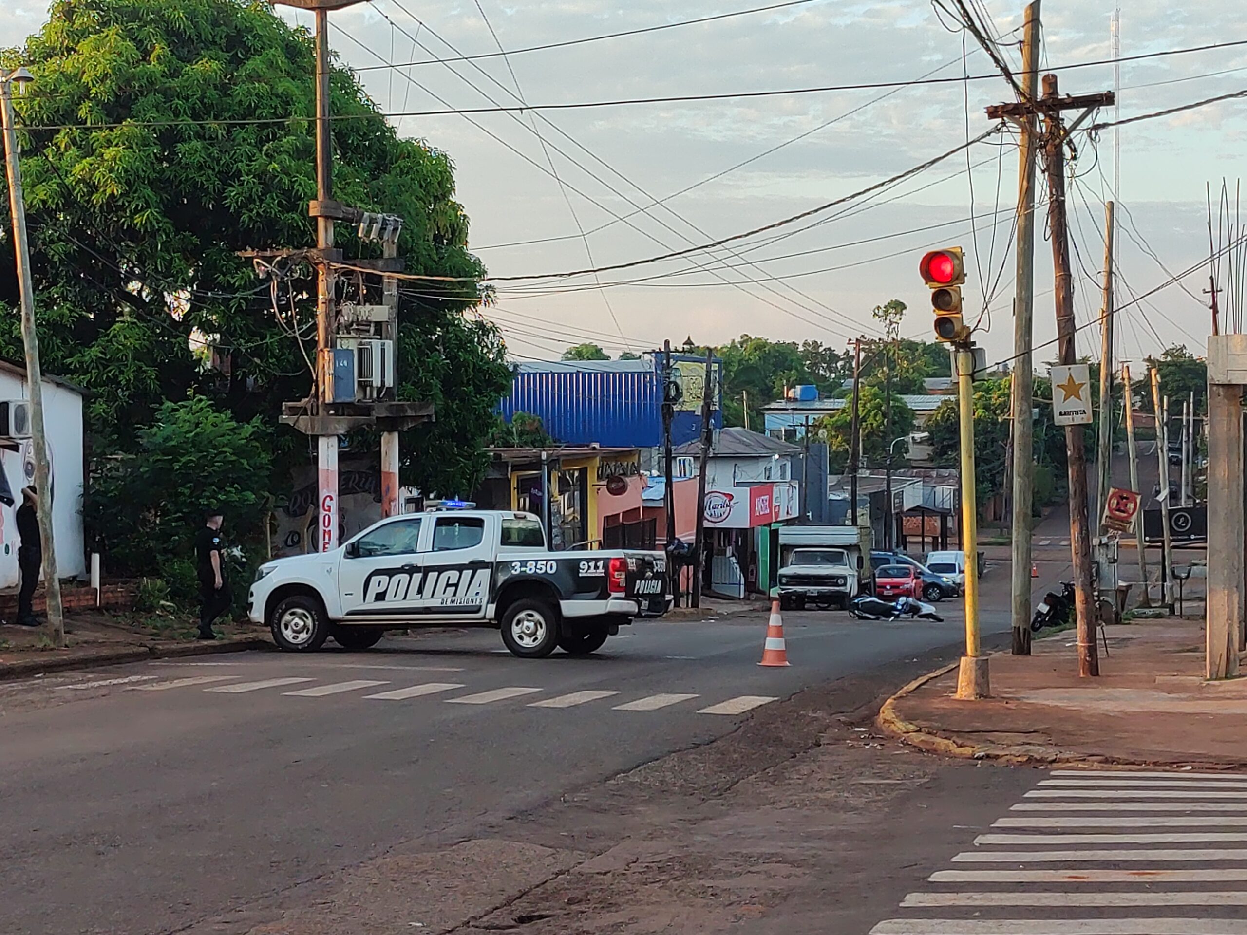 Siniestro vial que involucro dos motocicletas dejo dos heridos