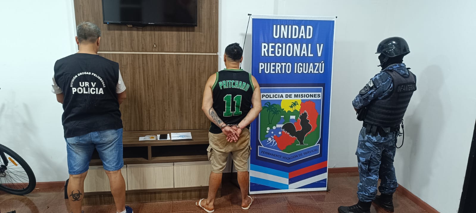 Iguazú: Tras un allanamiento detuvieron a un hombre e incautaron más de 200 mil pesos de droga «Pedra» 