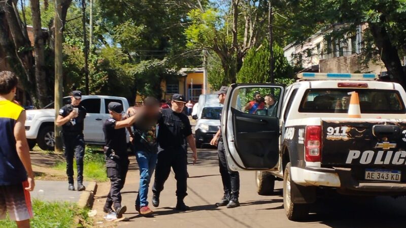 Lo descubrieron intentando robar una moto, lo acorralaron y la policía lo detuvo