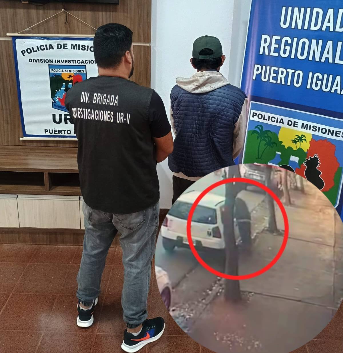 Mediante las cámaras de seguridad identificaron a dos sospechosos de robo