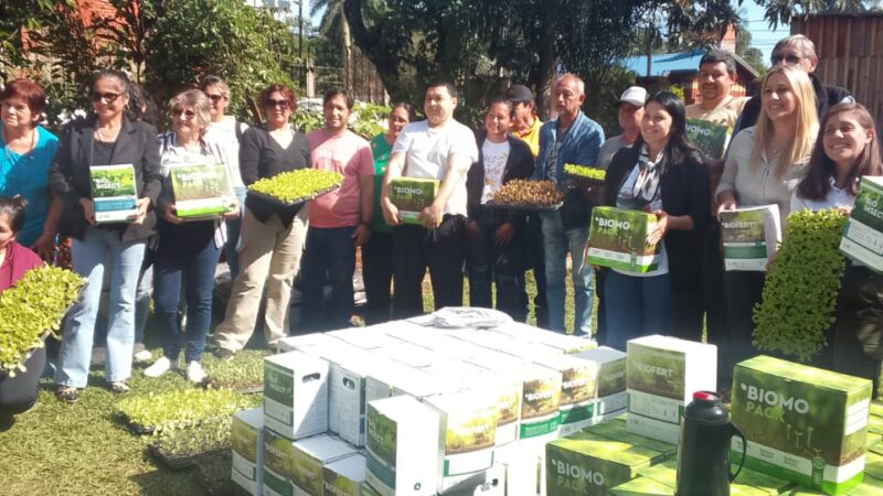 Iguazú: Promueven las huertas domiciliarias con capacitación y entrega de insumos