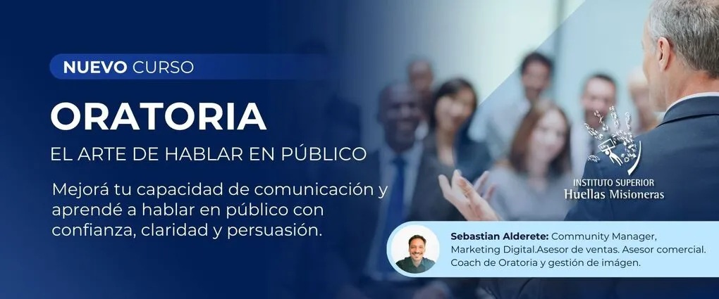  El Instituto Superior Huellas Misioneras dictará un curso Gratuito de Oratoria en Puerto Iguazú