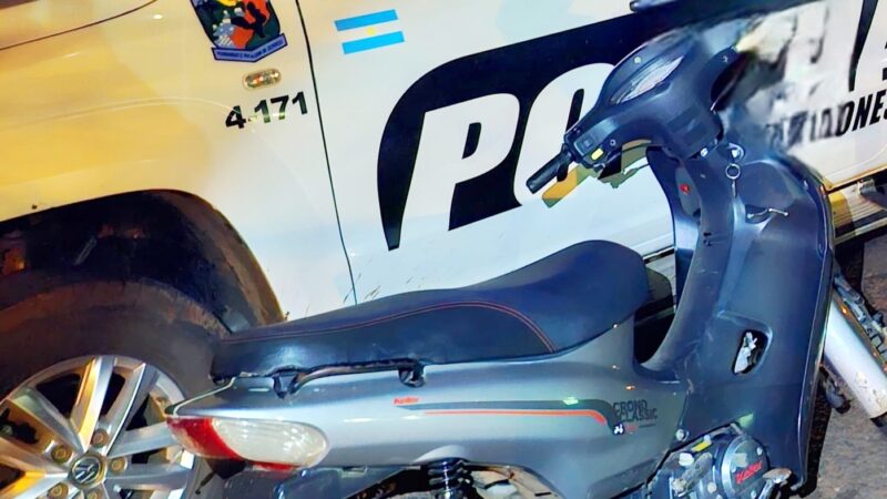 Tiene 15 años y fue demorado esta madrugada por correr picadas en la ruta 12