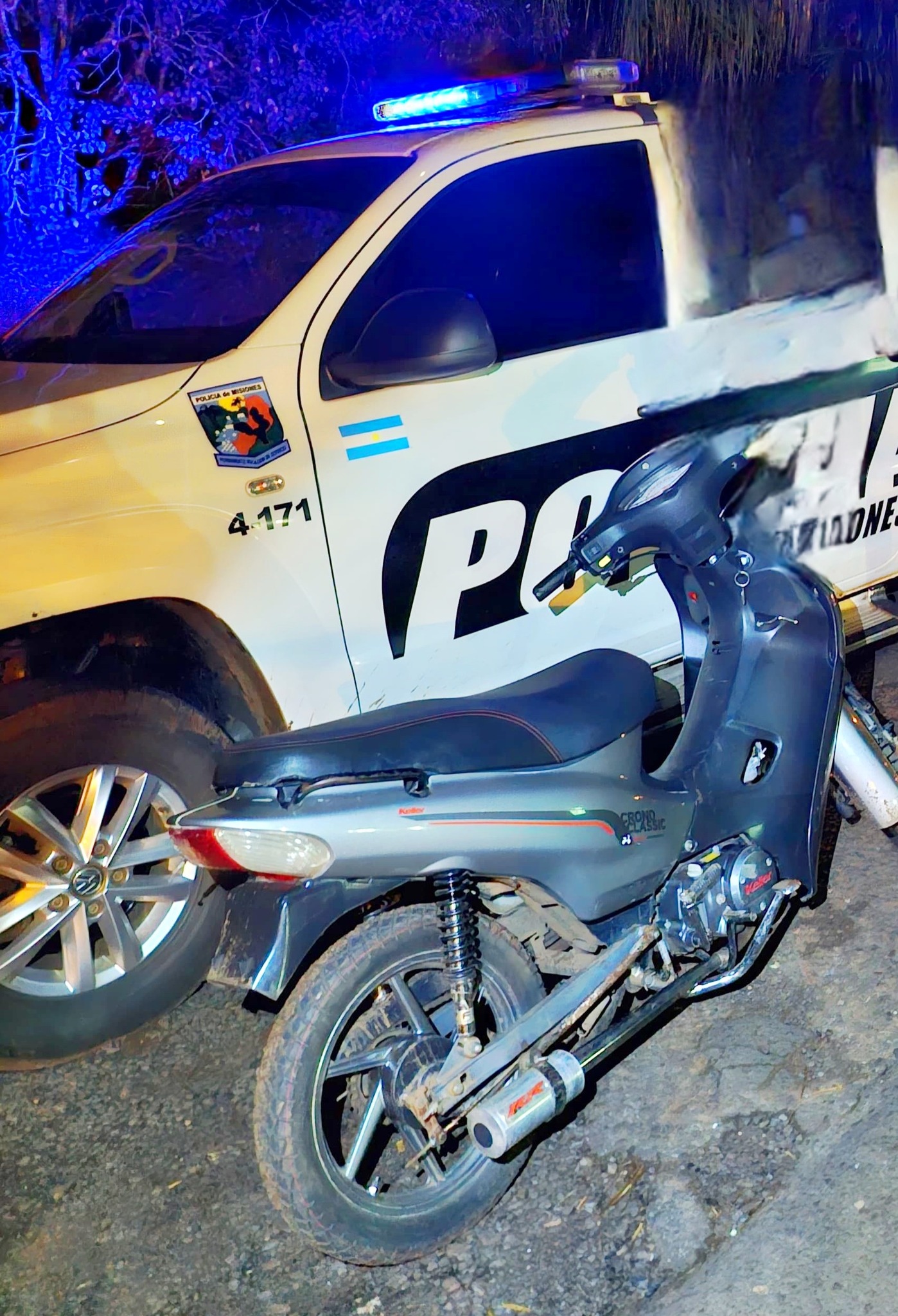 Tiene 15 años y fue demorado esta madrugada por correr picadas en la ruta 12