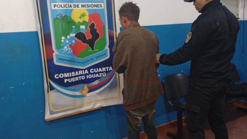 Iguazú: Hombre con antecedentes fue sorprendido dentro de un auto que intentaba robar
